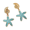 ARETES - ESTRELLA DE MAR CLICHE, CELESTE