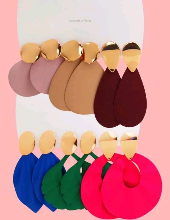 ARETES - CARNAVAL METALICOS