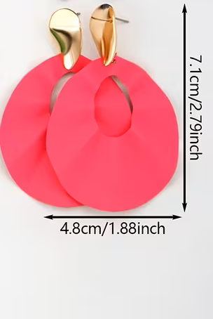 ARETES - CARNAVAL METALICOS