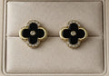Aretes - Nona Negro y Dorado