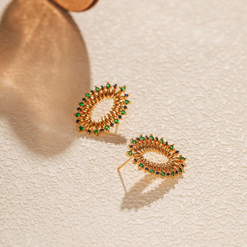 Aretes - Golden Carnival Spike